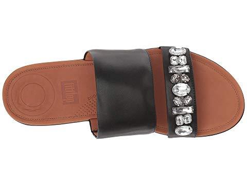 fitflop delta bejewelled slide
