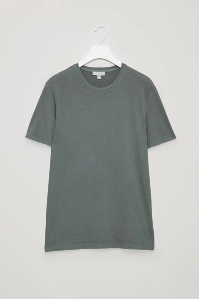 Shop Cos Regular-fit T-shirt In Green