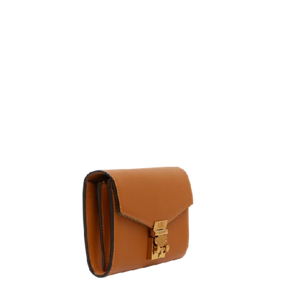 Shop Mcm Patricia Crossbody Wallet In Nappa Leather In Co