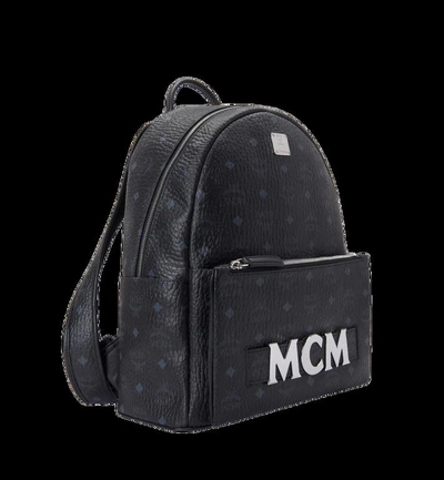 Shop Mcm Trilogie Stark Backpack In Visetos In Black