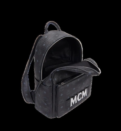 Shop Mcm Trilogie Stark Backpack In Visetos In Black