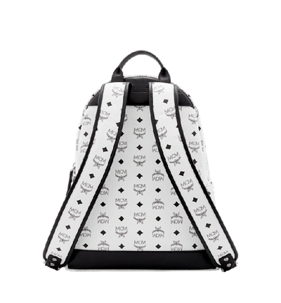 Shop Mcm Stark Classic Backpack In Visetos In Wt