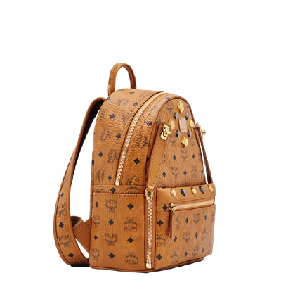 Shop Mcm Dual Stark Backpack In Visetos In Co