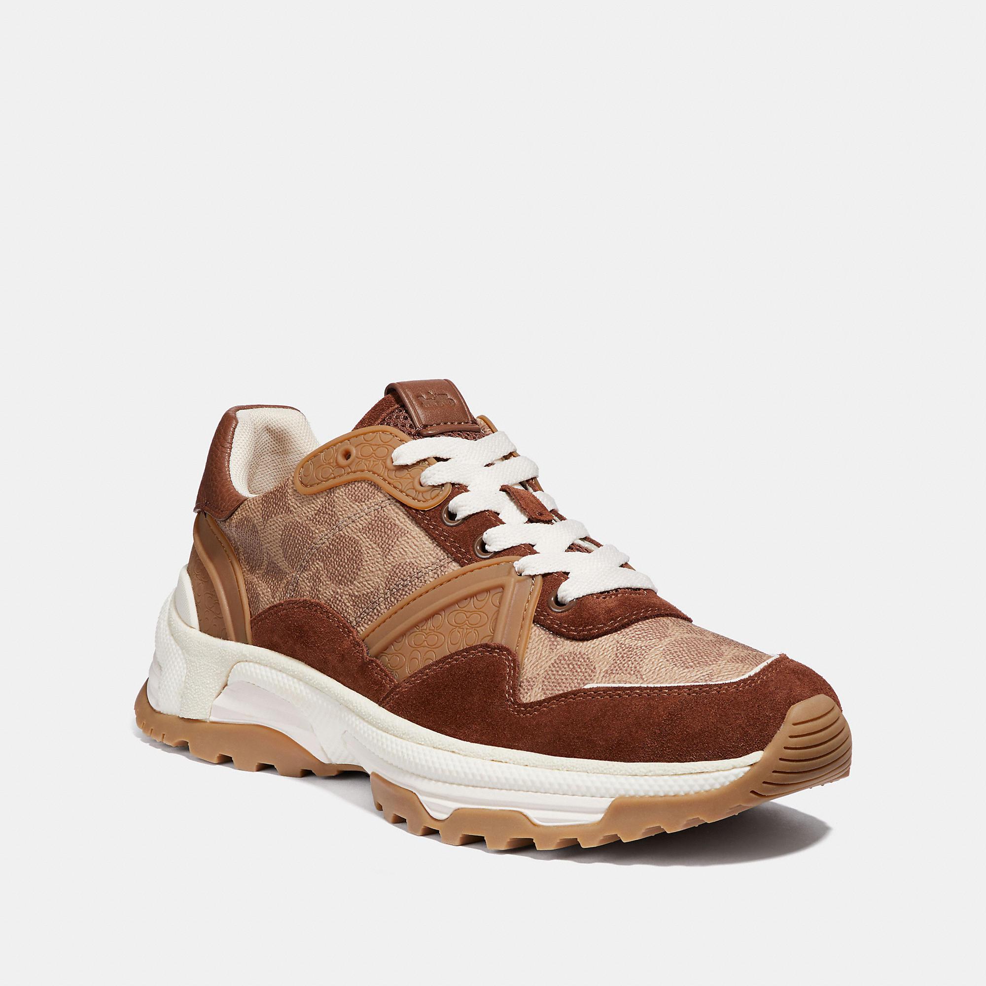 tan coach shoes