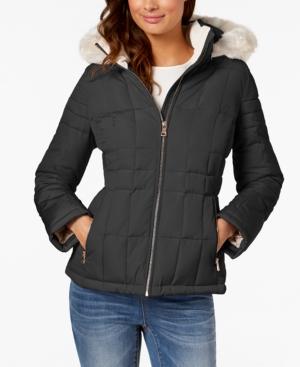 calvin klein petite puffer coat