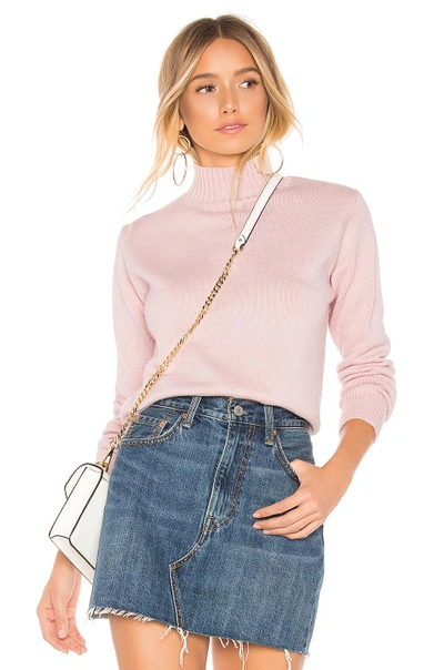 Shop About Us Izzy Sweater In Baby Pink