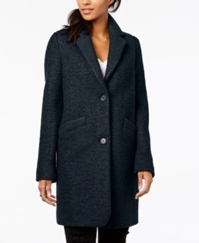 Shop Marc New York Paige Boucle Coat In Ink