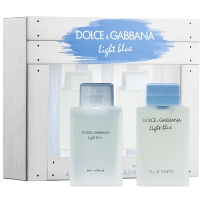 Shop Dolce & Gabbana Light Blue Mini Duo Set 2 X 0.15 oz/ 4.5 ml
