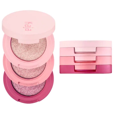 Shop Kaja Eye Bento Bouncy Eyeshadow Trio Rosewater 3 X 0.03 oz/ 0.9 G