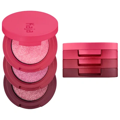 Shop Kaja Eye Bento Bouncy Eyeshadow Trio Sparkling Rosé 3 X 0.03 oz/ 0.9 G