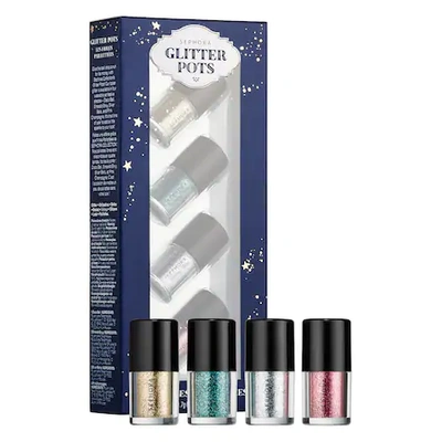 Shop Sephora Collection Sephora Glitter Pots 4 X 0.06 oz/ 1.7 G