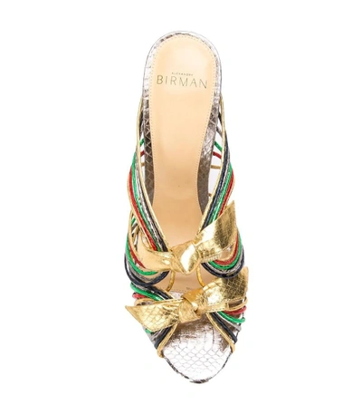 Shop Alexandre Birman Multicolor Dallas Mule