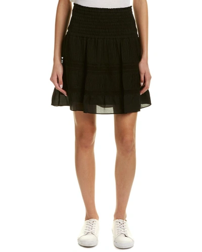 Shop A.l.c Misha Silk Mini Skirt In Black