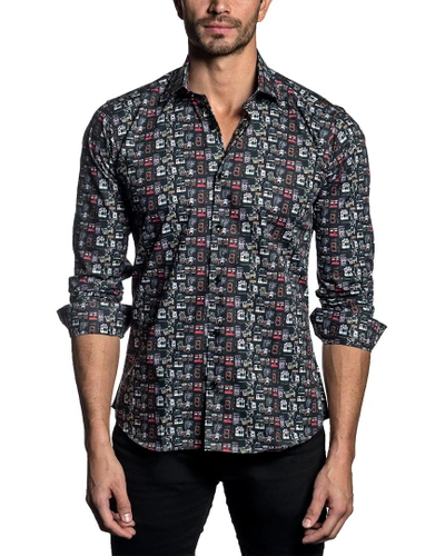 Shop Jared Lang Woven Shirt In Nocolor