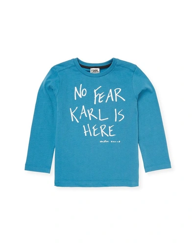 Shop Karl Lagerfeld No Fear Karl Is Here T In Nocolor