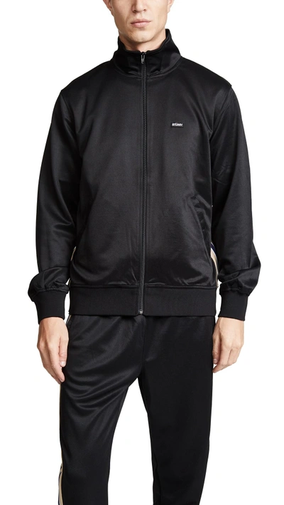 Stussy Textured Rib Track Jacket In Black | ModeSens