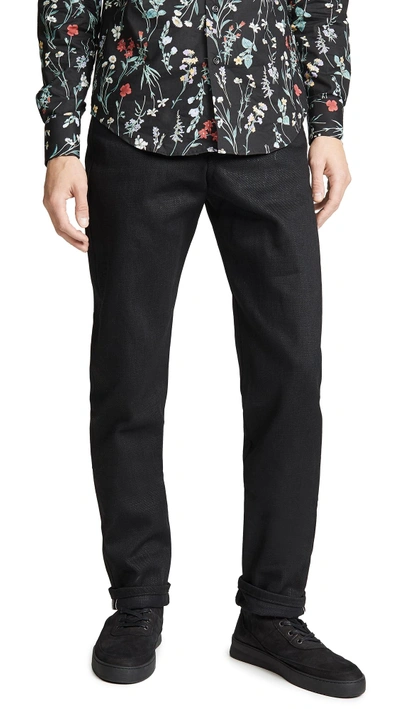 Shop Naked & Famous Weird Guy Elephant 7 Jeans In Black