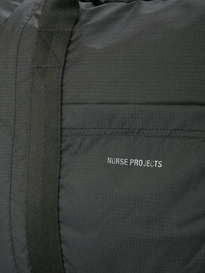 Shop Norse Projects Rectangular Tote Bag In Black