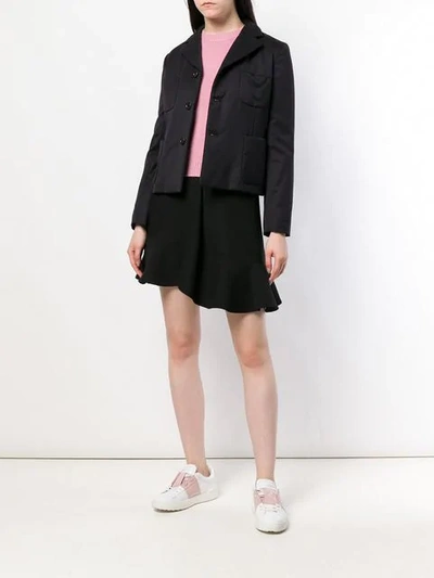 Shop Comme Des Garcons Girl Comme Des Garçons Girl Padded Blazer - Black