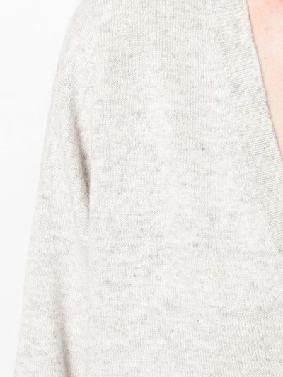 Shop Allude V-neck Jumper - Grey