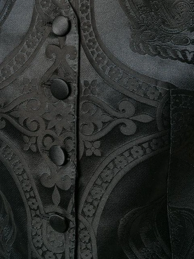 Shop Dolce & Gabbana Jacquard Vest In Black