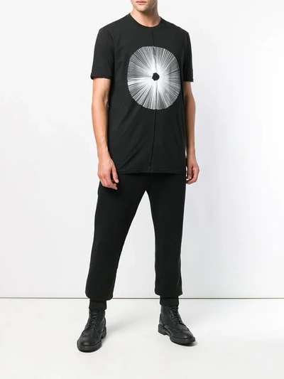 Shop Damir Doma Front Print T-shirt In Black