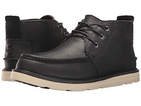 toms black chukka boots