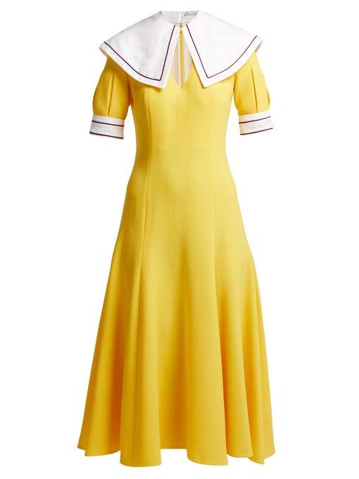 emilia wickstead yellow dress
