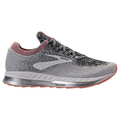 Shop Brooks Women's Bedlam Running Shoes In Grey Size 8.0 Knit