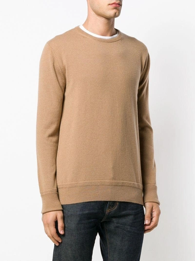 Shop Salle Privée Perfectly Fitted Sweater - Neutrals