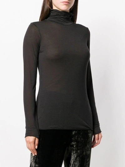 Shop Roberto Collina Perfectly Fitted Sweater - Black