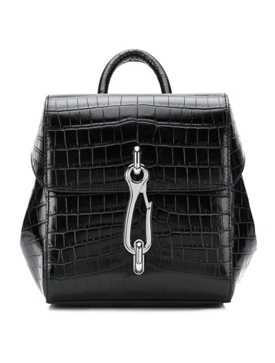 Shop Alexander Wang Hook Backpack In Black