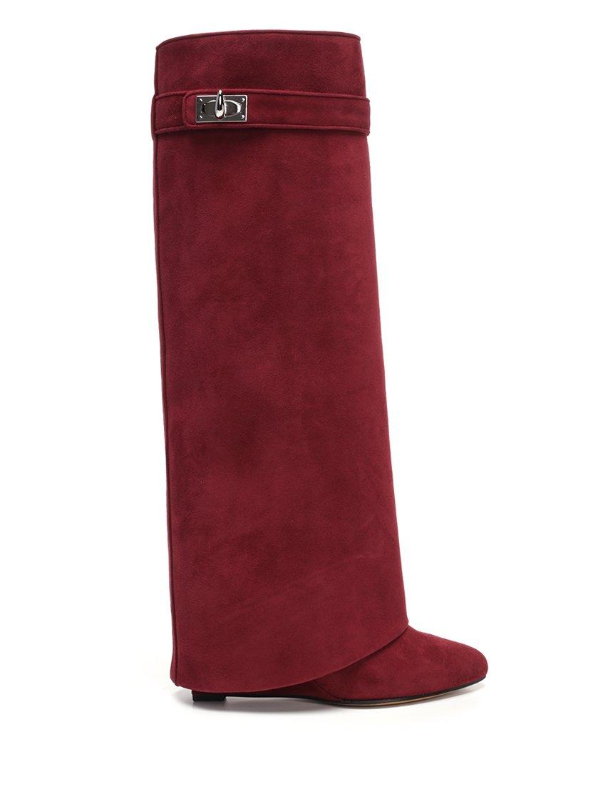 givenchy lock knee boots