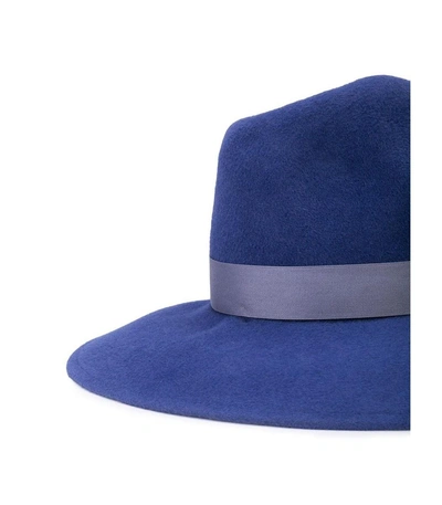 Shop Gigi Burris Millinery Blue Pinched Crown Hat