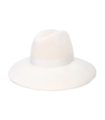 Shop Gigi Burris Millinery White Wide Brim Hat