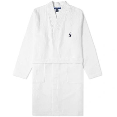 Shop Polo Ralph Lauren Kimono Robe In White