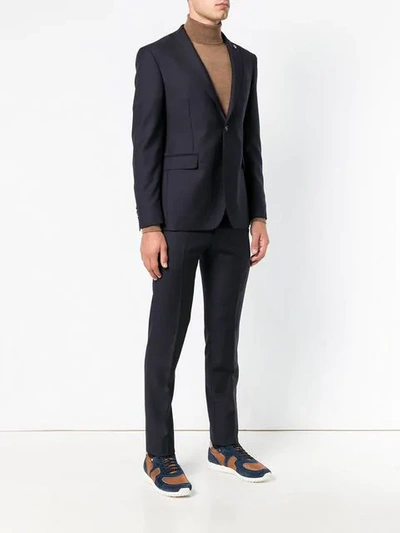 Shop Tagliatore Classic Two-piece Suit In Blue