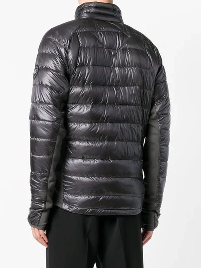 Shop Canada Goose Short Padded Jacket In Black