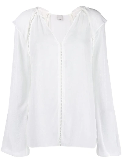 Shop Pinko Lapis Blouse In White