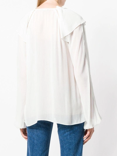 Shop Pinko Lapis Blouse In White