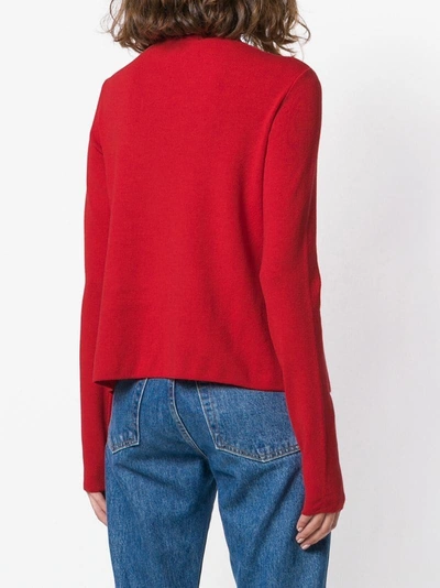 Shop Pinko Geranio Studded Detail Jumper In Red