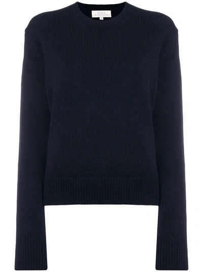 Shop Studio Nicholson Sebbi Sweater In Blue