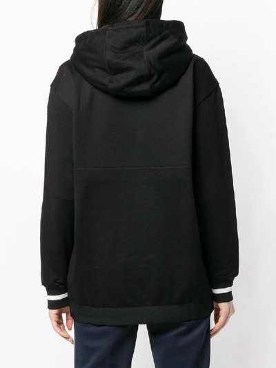 Shop Moncler Padded Hooded Jacket - Black