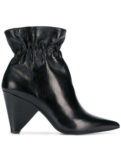 Shop Aldo Castagna Elasticated Ankle Boots - Black