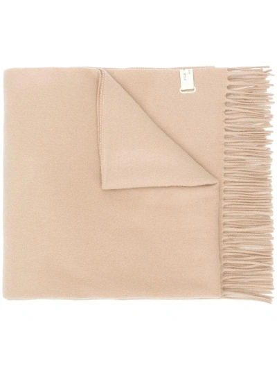 Shop Rag & Bone Fringed Scarf In Neutrals