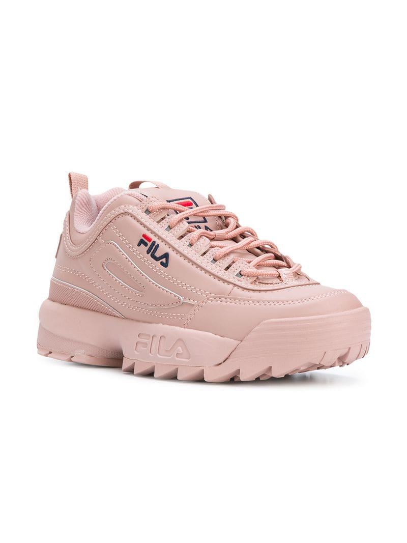 fila disruptor baby pink