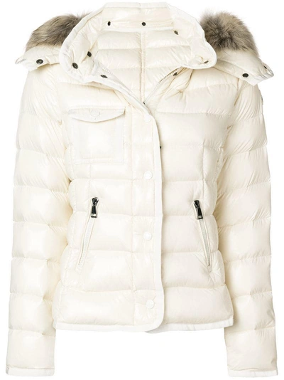 Shop Moncler Armoise Padded Jacket In Neutrals