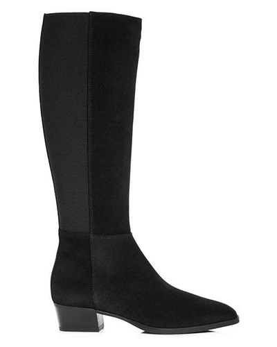 Shop Aquatalia Women's Finola Weatherproof Block-heel Riding Boots In Espresso