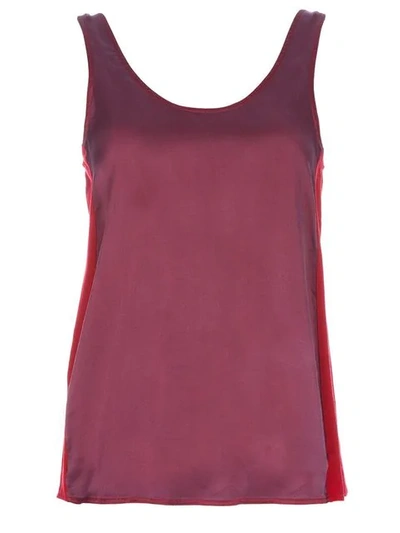 Shop Gianfranco Ferre Vintage Two Tone Vest - Red