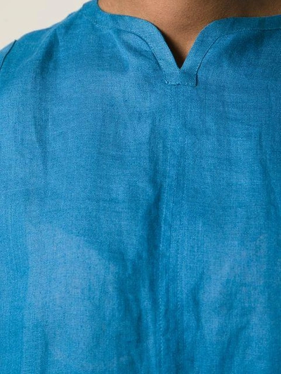 Pre-owned Saint Laurent Sleeveless Blouse In Blue
